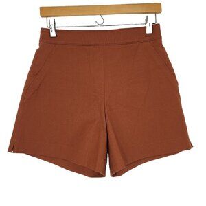 SPANX‎ Polished On The Go Shorts Women's XS Bronze Glow Pull On Stretch 20370R